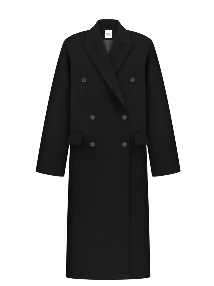 Пальто Boucle мод. B090 чорного кольору