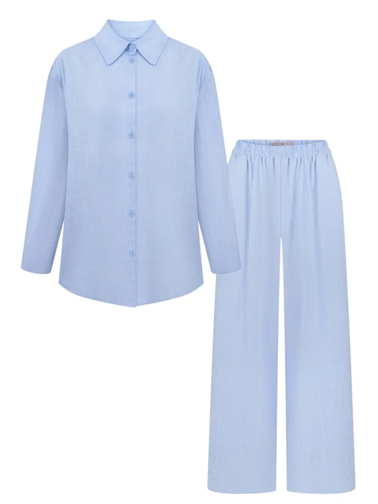 (Копія)(Копія)(Копія)Alex suit in tash color made of three-thread fabric